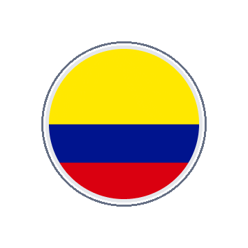 Colombia Circle Orbit animated flag GIF