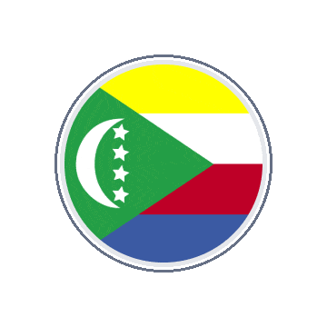 Comoros Circle Orbit animated flag GIF