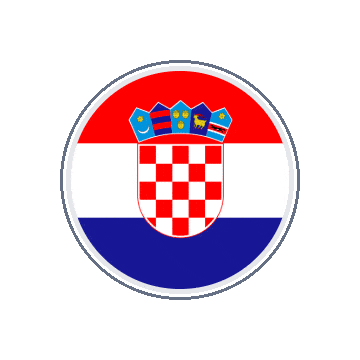 Croatia Circle Orbit animated flag GIF