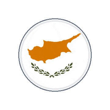 Cyprus Circle Orbit animated flag GIF