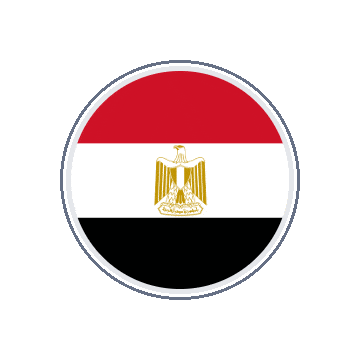 Egypt Circle Orbit animated flag GIF