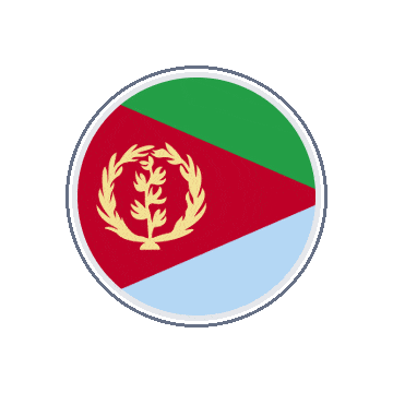 Eritrea Circle Orbit animated flag GIF