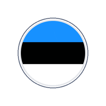 Estonia Circle Orbit animated flag GIF