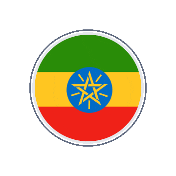 Ethiopia Circle Orbit animated flag GIF