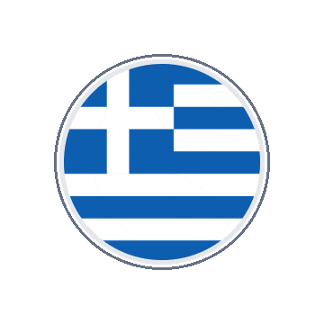 Greece Circle Orbit animated flag GIF