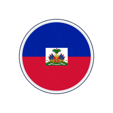 Haiti Circle Orbit animated flag GIF