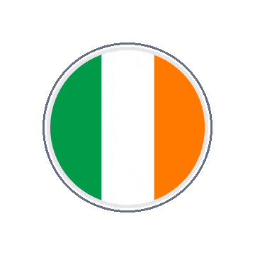 Ireland Circle Orbit animated flag GIF