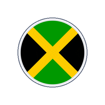 Jamaica Circle Orbit animated flag GIF