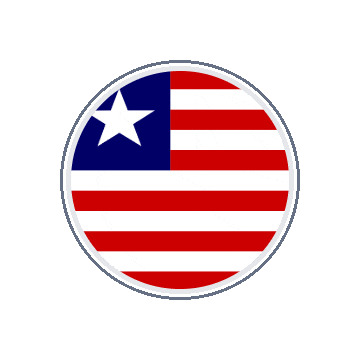 Liberia Circle Orbit animated flag GIF