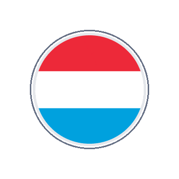 Luxembourg Circle Orbit animated flag GIF