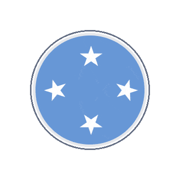 Micronesia Circle Orbit animated flag GIF