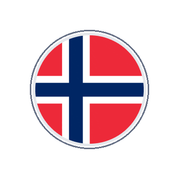Norway Circle Orbit animated flag GIF