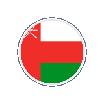 Oman Circle Orbit animated flag GIF