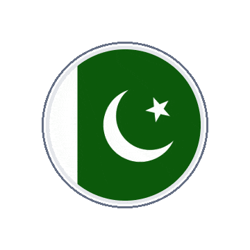 Pakistan Circle Orbit animated flag GIF