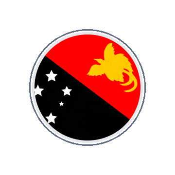Papua New Guinea Circle Orbit animated flag GIF