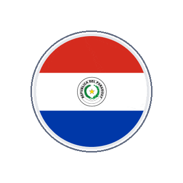 Paraguay Circle Orbit animated flag GIF