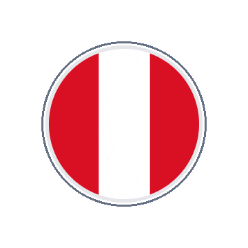 Peru Circle Orbit animated flag GIF