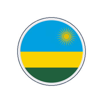 Rwanda Circle Orbit animated flag GIF