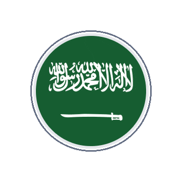 Saudi Arabia Circle Orbit animated flag GIF