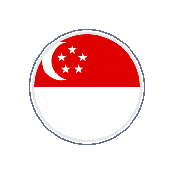 Singapore Circle Orbit animated flag GIF