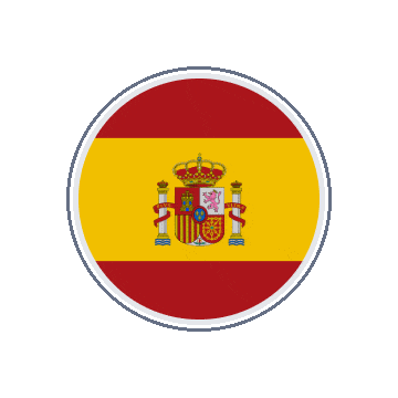Spain Circle Orbit animated flag GIF