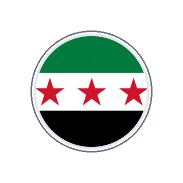 Syria Circle Orbit animated flag GIF