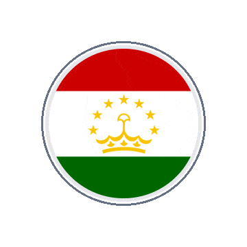 Tajikistan Circle Orbit animated flag GIF