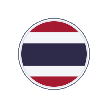 Thailand Circle Orbit animated flag GIF