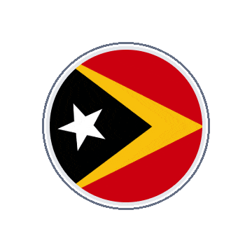 Timor Leste Circle Orbit animated flag GIF
