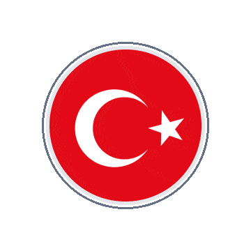 Turkey Circle Orbit animated flag GIF