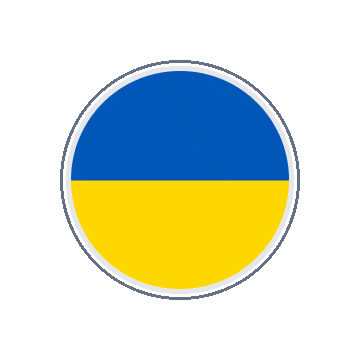 Ukraine Circle Orbit animated flag GIF