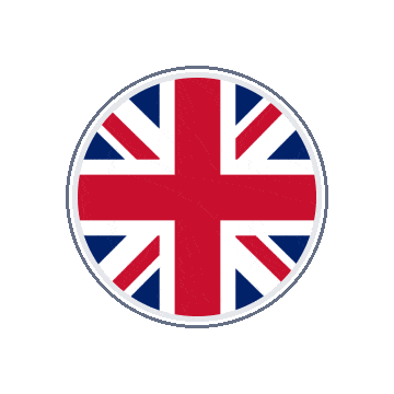 United Kingdom Circle Orbit animated flag GIF