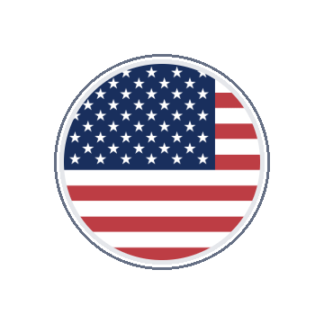 Circle Orbit US flag GIF