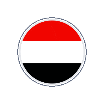 Yemen Circle Orbit animated flag GIF