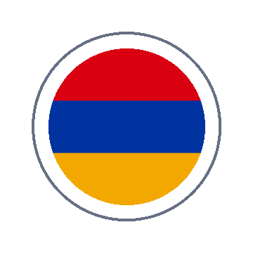 Armenia Circle Ripple animated flag GIF
