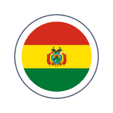Bolivia Circle Ripple animated flag GIF