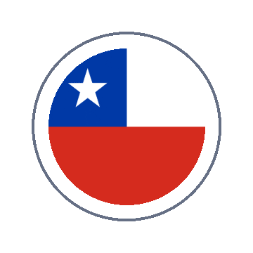 Chile Circle Ripple animated flag GIF