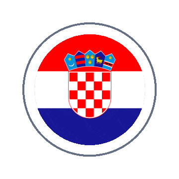 Croatia Circle Ripple animated flag GIF