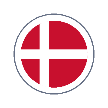 Denmark Circle Ripple animated flag GIF