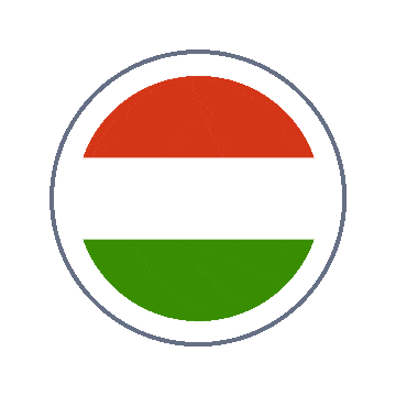 Hungary Circle Ripple animated flag GIF