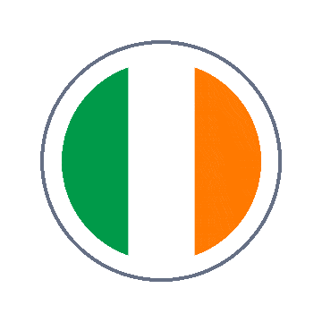 Ireland Circle Ripple animated flag GIF