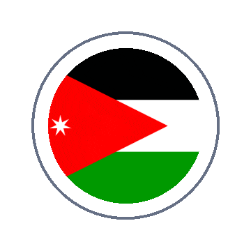 Jordan Circle Ripple animated flag GIF