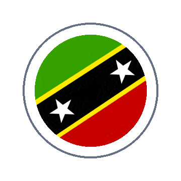 Saint Kitts And Nevis Circle Ripple