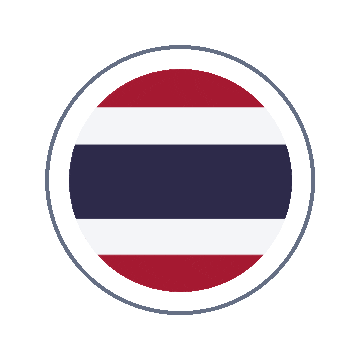 Thailand Circle Ripple animated flag GIF