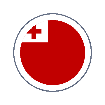 Tonga Circle Ripple animated flag GIF