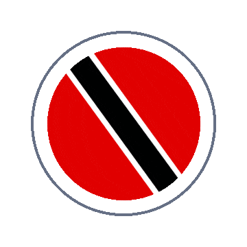 Trinidad And Tobago Circle Ripple animated flag GIF