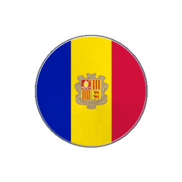 Andorra Vinyl Spin animated flag GIF
