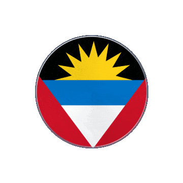 Antigua And Barbuda Vinyl Spin animated flag GIF