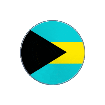 Bahamas Vinyl Spin animated flag GIF