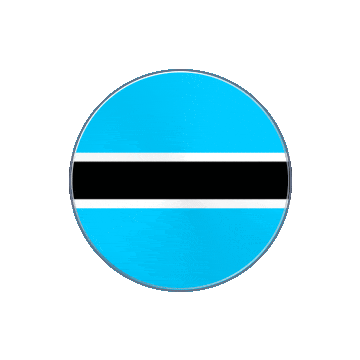 Botswana Vinyl Spin animated flag GIF